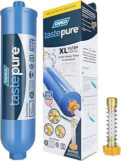 Camco TastePURE XL Inline Water Filter
