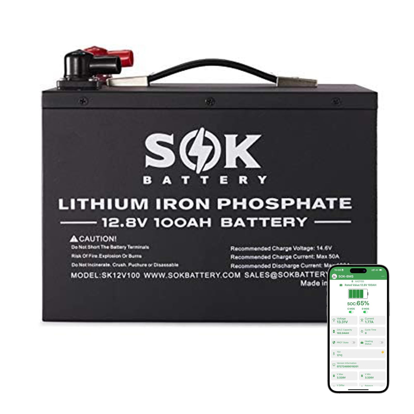 SOK Battery 100Ah 12V