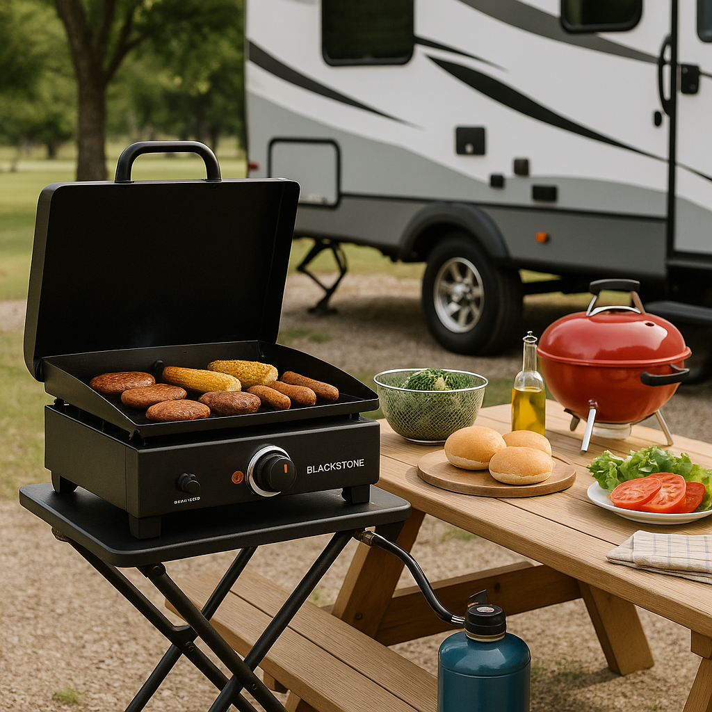 Best Portable Grills for RV Camping: Blackstone, Weber, and More
