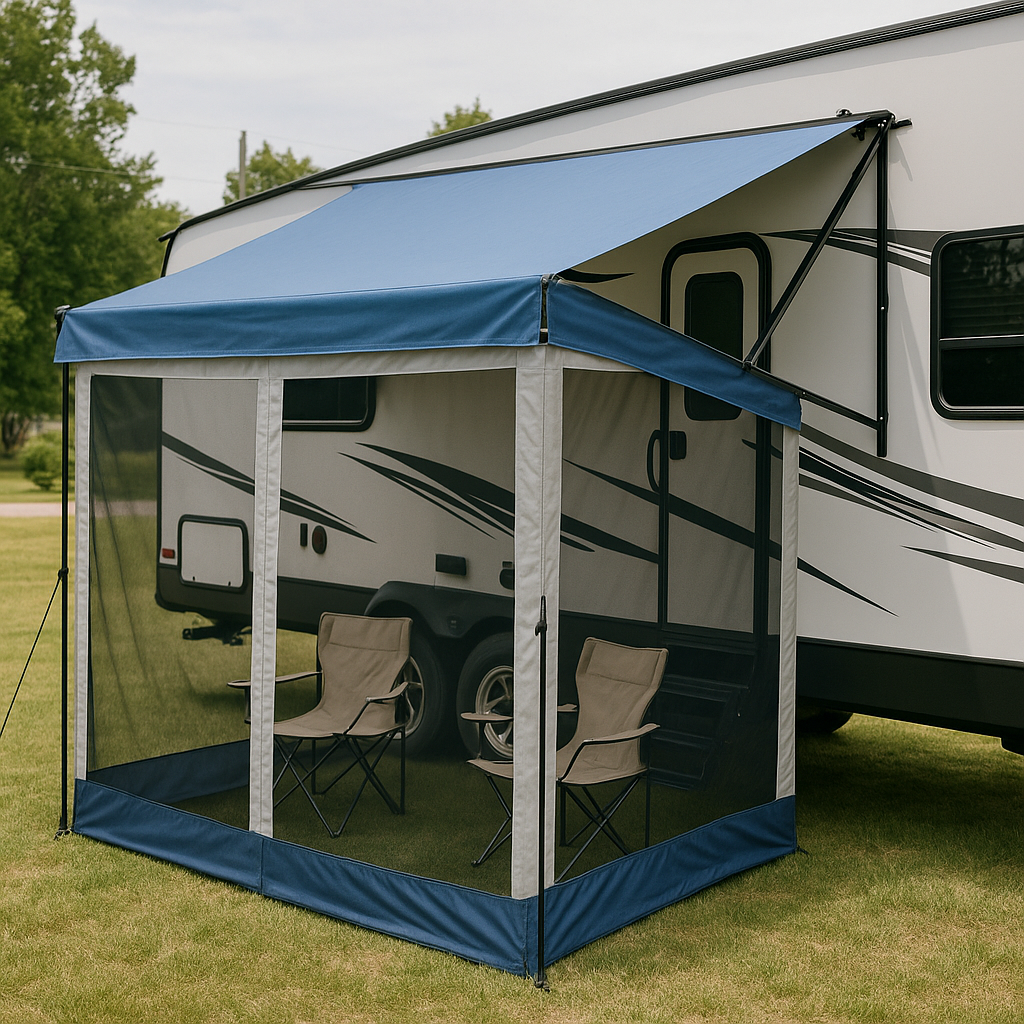 Best RV Shade Canopies and Screen Rooms for Full-Timers
