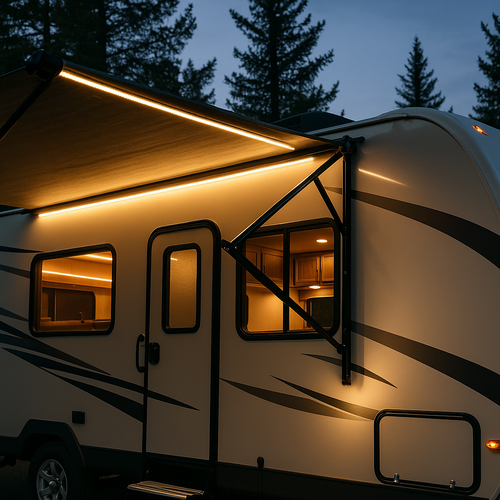 Best RV LED Strip Lights for Interior and Awning Lighting